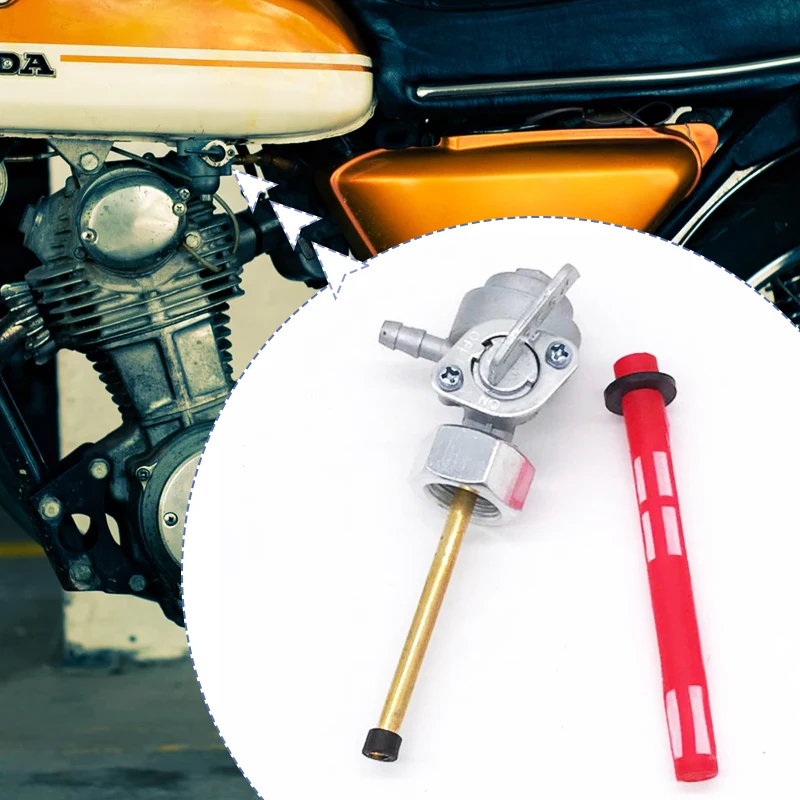 Клапан клапана для бензинового топлива мотоцикла Honda CB350/400/550/650/750/900 CM400A/C/E/T ATV Quad и