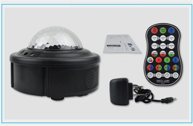 Мини домашний диско-светильник светодиодный RGB Кристалл магический диско-шар с 90 RG узорами лазерный проектор DJ Праздник Вечеринка Бар
