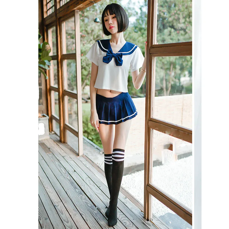 Сексуальная форма школьницы костюм моряка сексуальная юбка для секса японское