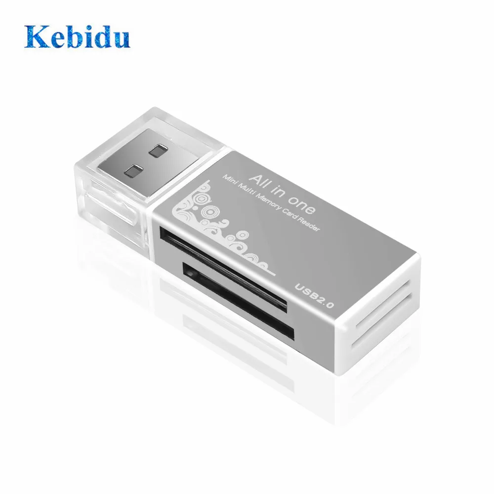 Картридер KEBIDU Mini USB 2 0 картридер для Micro SD карт TF адаптер планшетного ПК Plug and