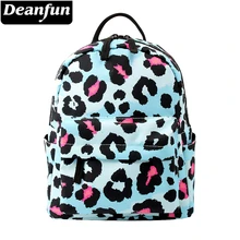 Deanfun рюкзак женский с 3D принтом синий Леопардовый Модный водонепроницаемый мини-рюкзак маленький рюкзак для девочек-подростков MNSB-4