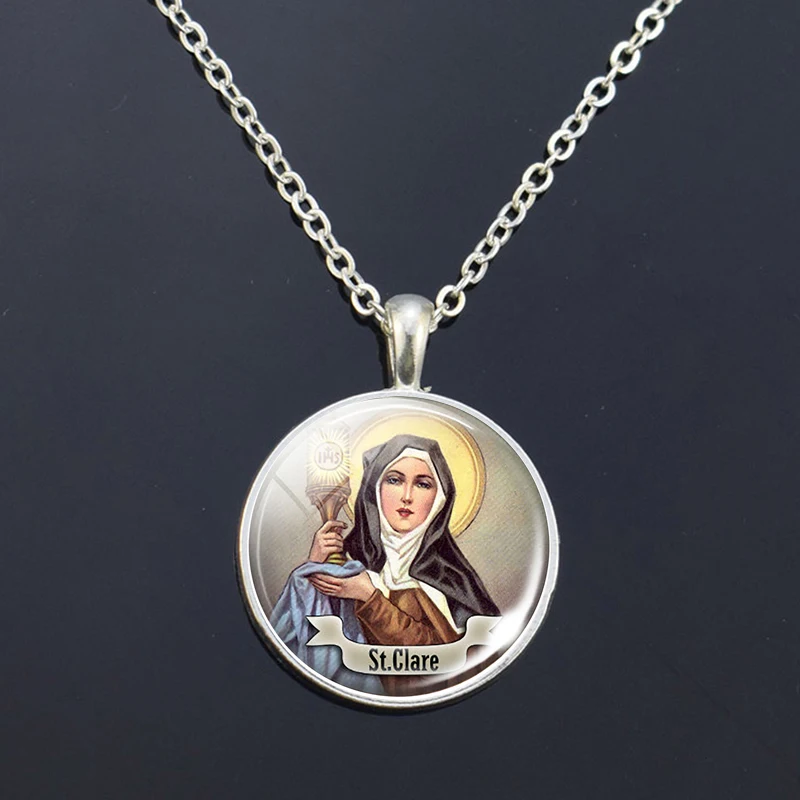 Религиозное ожерелье 12 Saint Francis Clare Therese Jude Paul Anthony Padua Patrick Michael Rose Joseph