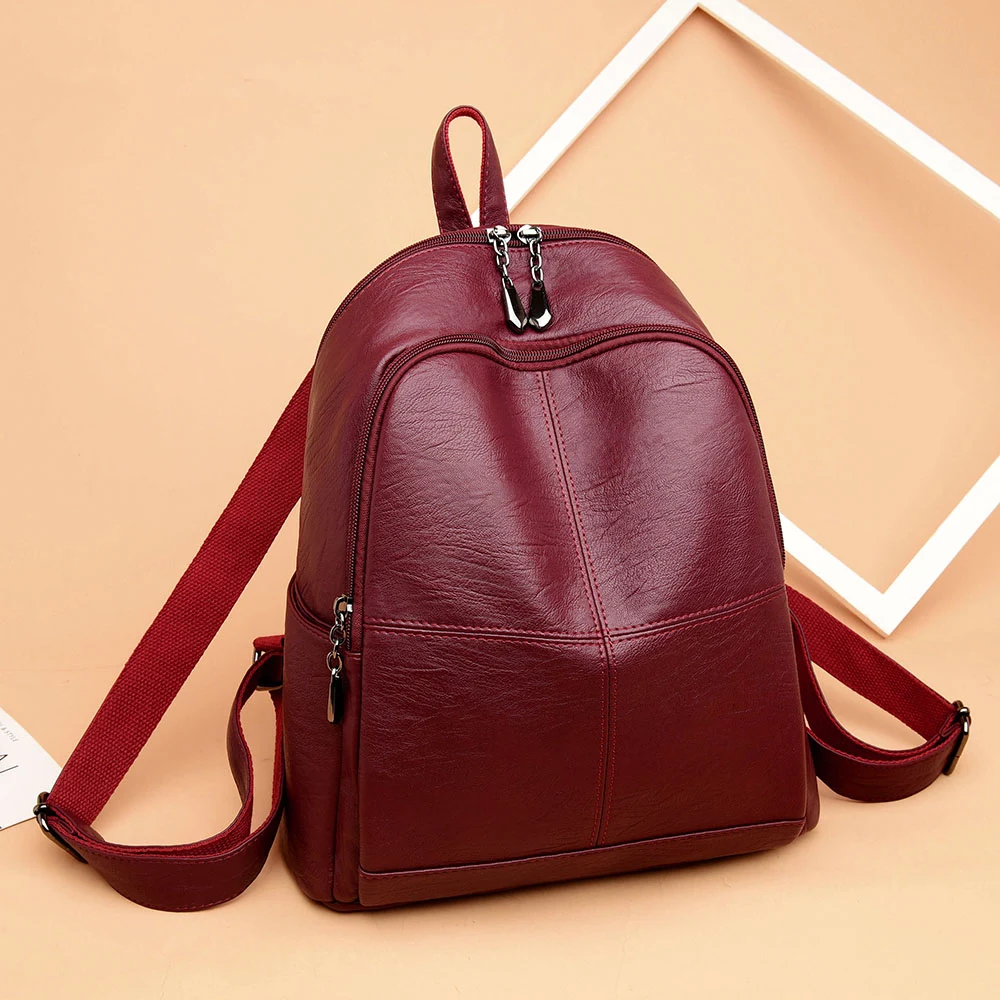 Женский рюкзак mochila feminina повседневный женский кожаный женская сумка на плечо для
