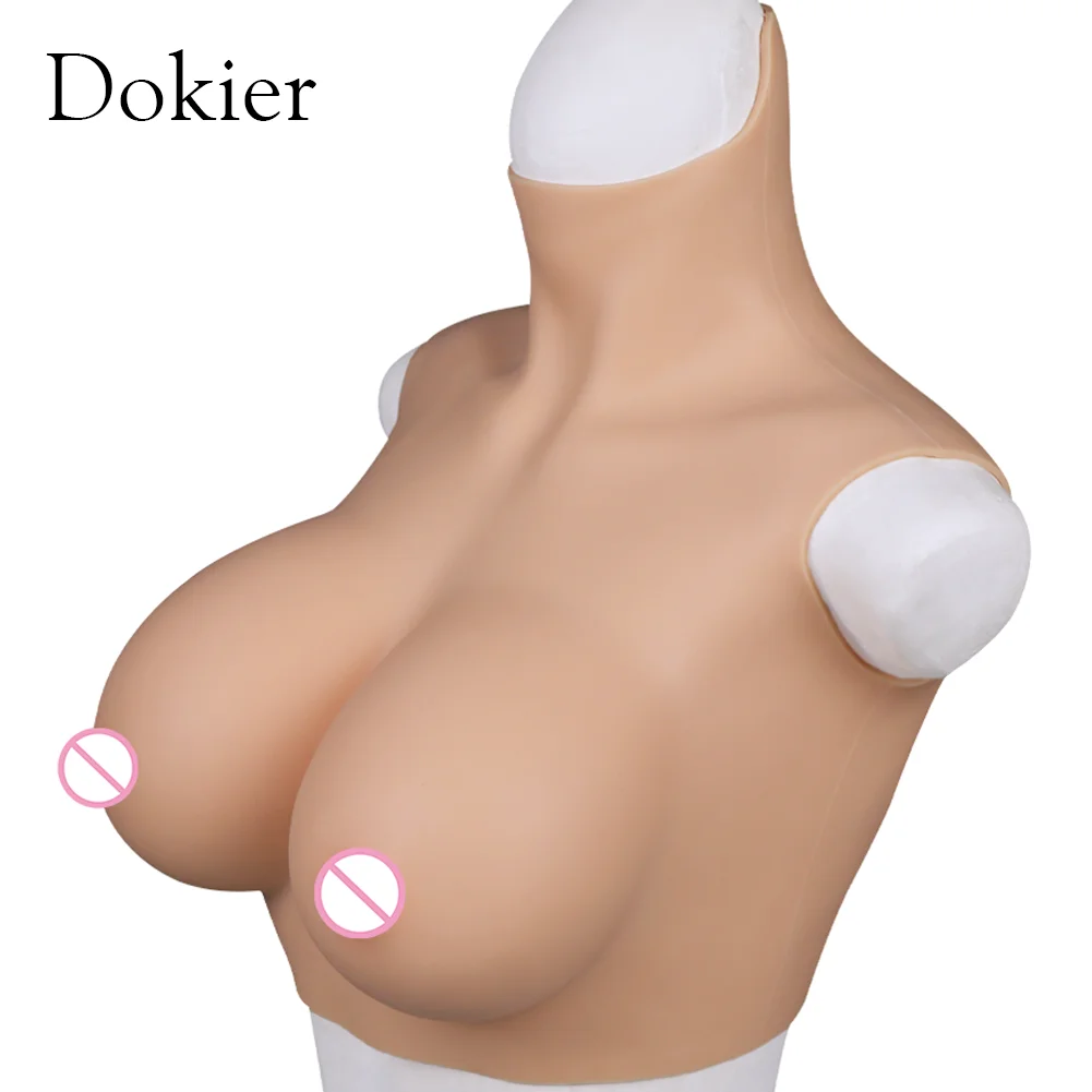 Dokier Silicone Breast Forms Fake Huge Boobs for Mastectomy Crossdresser Transvestite Sissy Drag Queen Cosplay Chest Shemale