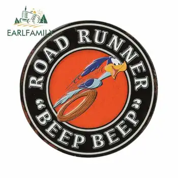 

EARLFAMILY 13cm x 13cm For Road Runner Car Graffiti Sticker Auto Air Conditioner Decal Vinyl Material Scratch-proof For SUV JDM