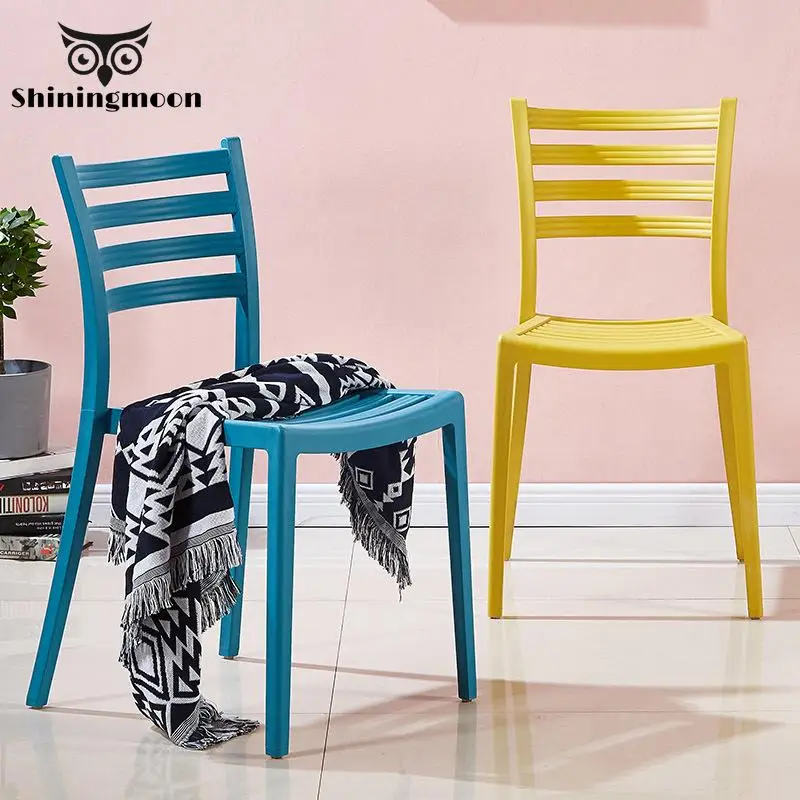

Nordic Plastic Dining Chair Modern Formal Dinning Chairs for Dining Rooms Minimalist Kitchen Home Furniture Chair Cafe Chairs