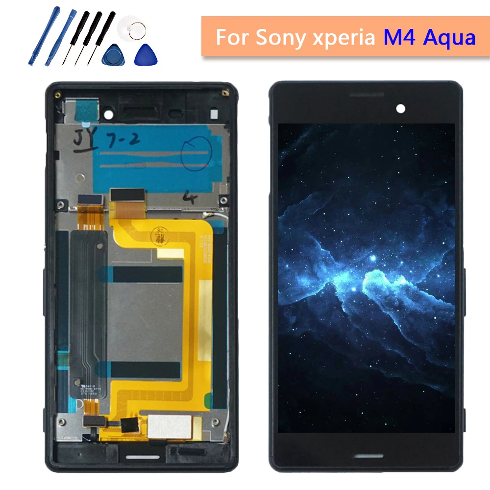 1280x720 IPS LCD для SONY Xperia M4 Aqua дисплей E2303 E2306 E2353 E2312 E2333 E2363 сенсорный экран дигитайзер с