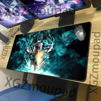 

XGZ Large Mouse Pad Black lock edge animation dragon ball computer table pad rubber anti slip game player mouse pad