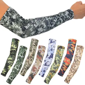

Outdoor anti-terrorism tactics camouflage sunscreen ice silk sleeves riding fishing guards camouflage sailor dance arm sets