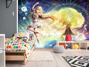 

[Self-Adhesive] 3D Dancing Girl 016633 Japan Anime Wall Paper mural Wall Print Decal Wall Murals