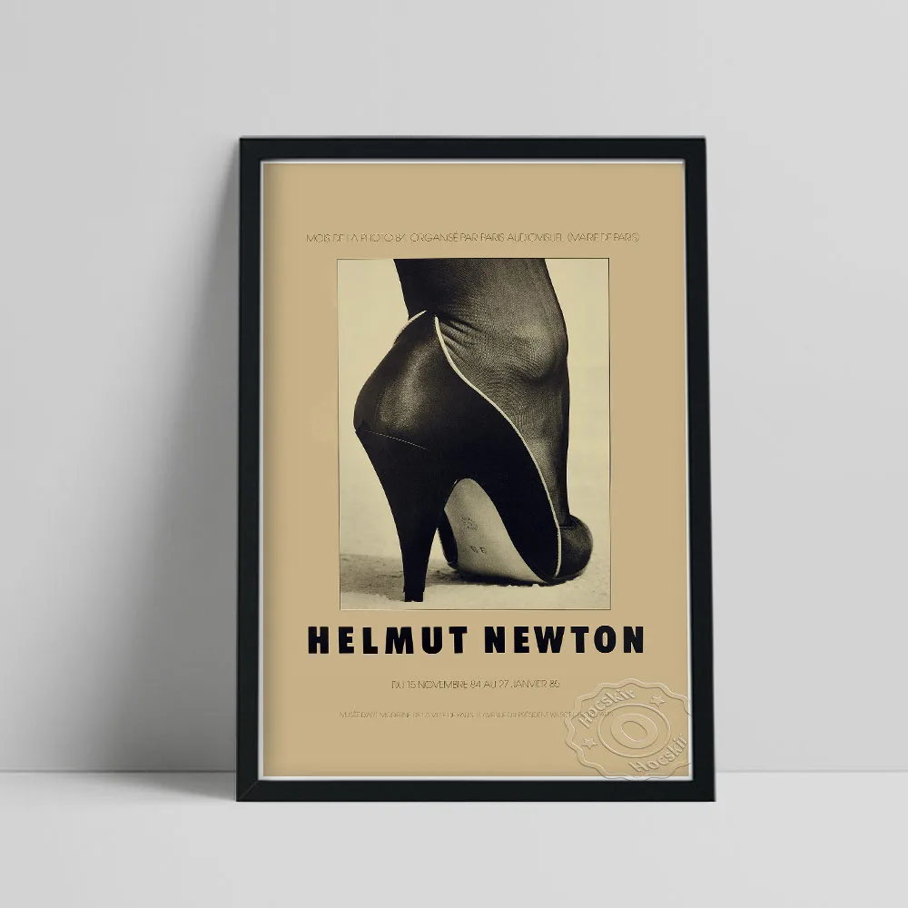 Helmut Newton Mostra Stampe Poster, Scarpa Monte Carlo 1983 Foto, Adesivi Murali Vintage Newton, Pittura Murale Scarpa Grande Piede