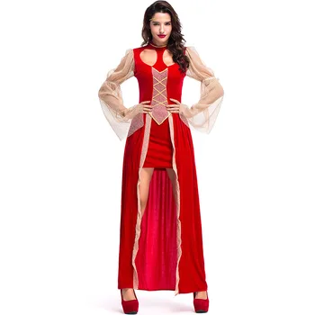 

Sexy Adult Woman Classy Renaissance Cutie Halloween Party Costume Masquerade Performance prom party Carnival clothing for adults