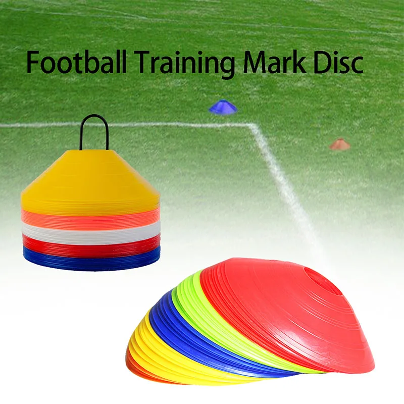 

2019 Football Training Border Marker Profession Disc Cones Soccer Basketball Speed Agility Field Marking Coach Sports Supplies