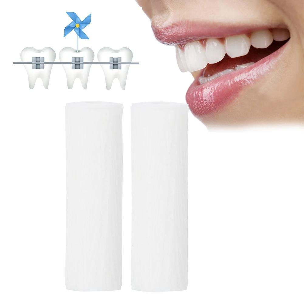 

2Pcs Teeth Silicone Invisible Correction Retainer Orthodontic Bite Teeth Chewies for Dental Patient Tooth Aligner Chewies Tray