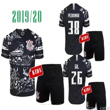 Детские футбольные футболки с коринфянами, PEDRINHO RONALDO SOMOZA JANDERSON JADSON, Детский комплект для мальчиков, футбольная рубашка с надписью «Paulista», 19, 20