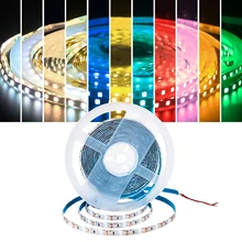 

12V 2835 LED Strip Light Tape 5M High Brightness 120LED/m Flexible Led Ribbon White/Warm White/Blue/Green/Yellow/Pink Decorative