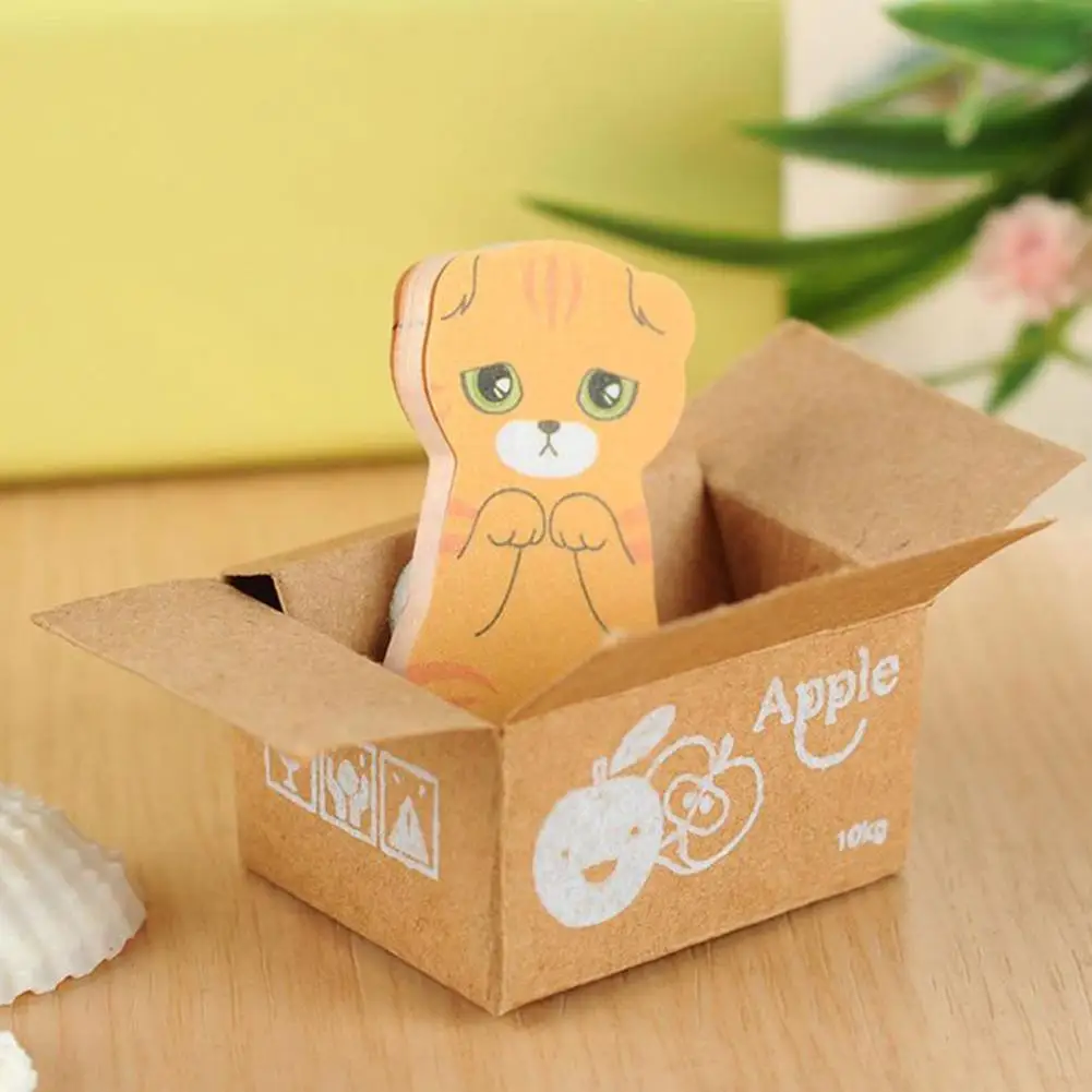5 Стиль 3DKawaii кошка собака коробка наклейки Post Блокнот липкий корейские канцелярские мультфильм альбом для скрапбукинга милые офисные школьные ноты "Sup" N3W7