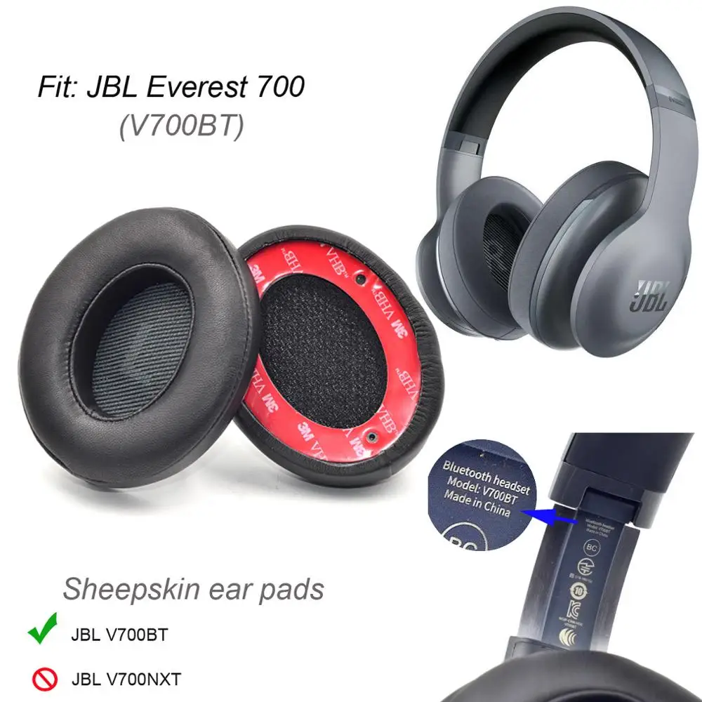1 Pair Sheepskin Replacement Ear pads for JBL V700 V700BT V700NXT Headphones Foam Ear Cushions High Quality