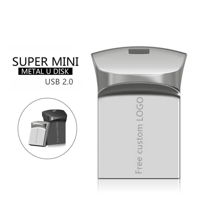 

Usb Stick 64gb 16gb Pendrive 32gb Metal Usb Flash Drive 128gb Super Mini Flash Memory Stick 8gb Pen Drive 128gb Free custom LOGO
