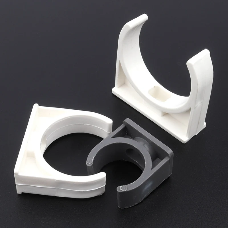Hose Clamp Kit PVC Pipe Clamp Steady Fixed U-type Water Pipe Clip Clamp Strap 20mm 25mm 32mm 40mm 50mm hose clamp kit