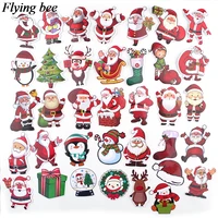 stickers diy luggage Flyingbee 36 pcs Christmas gifts Sticker Santa Claus Anime Stickers for DIY Luggage Laptop Skateboard Car Stickers X0723 (2)