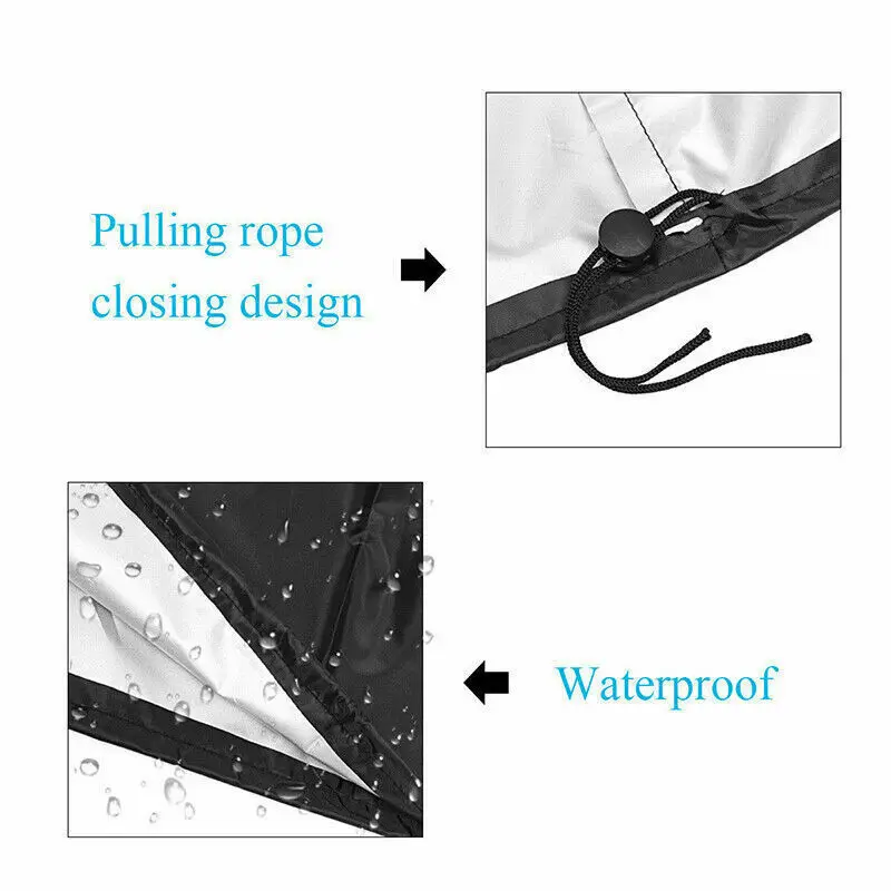 SPA bathtub swimming pool waterproof cover outdoor garden courtyard dust cover anti-fall leaves UV dust and rain patio furniture cover