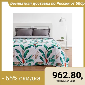 

Bedspread Save and I "Tropical Leaves" 1.5 joint venture, 150х210 ± 5 cm, microfiber