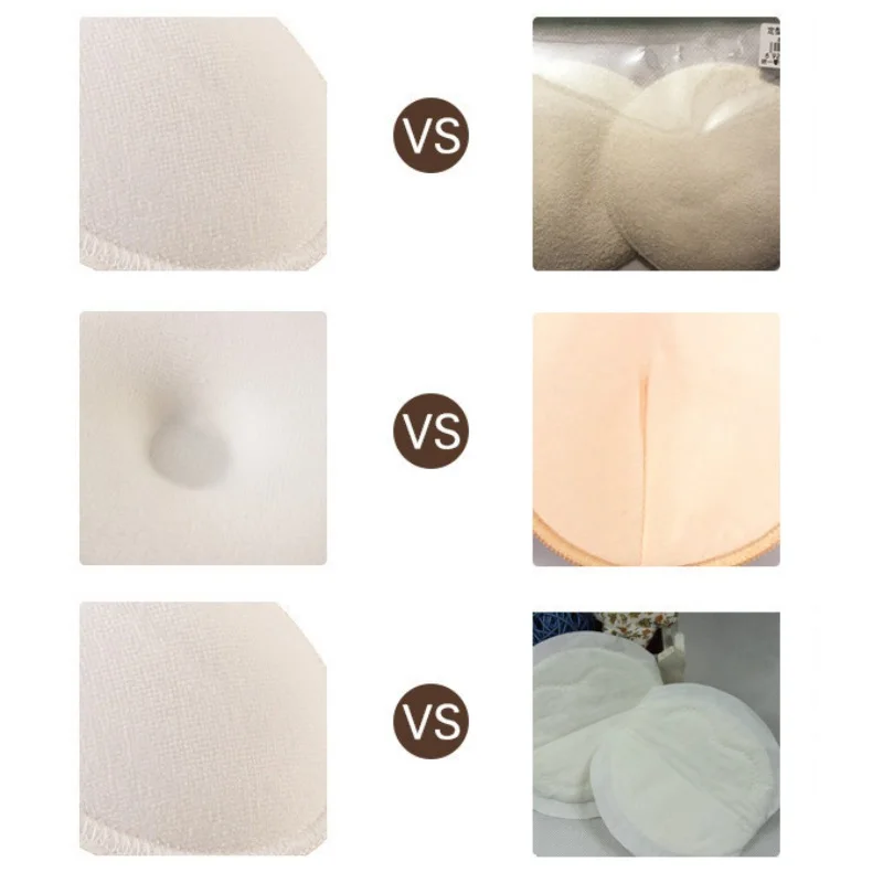 Новые 4 шт Многоразовые моющиеся дышащие абсорбирующие подушечки для кормления анти-перелив Детские подушечки для кормления грудью