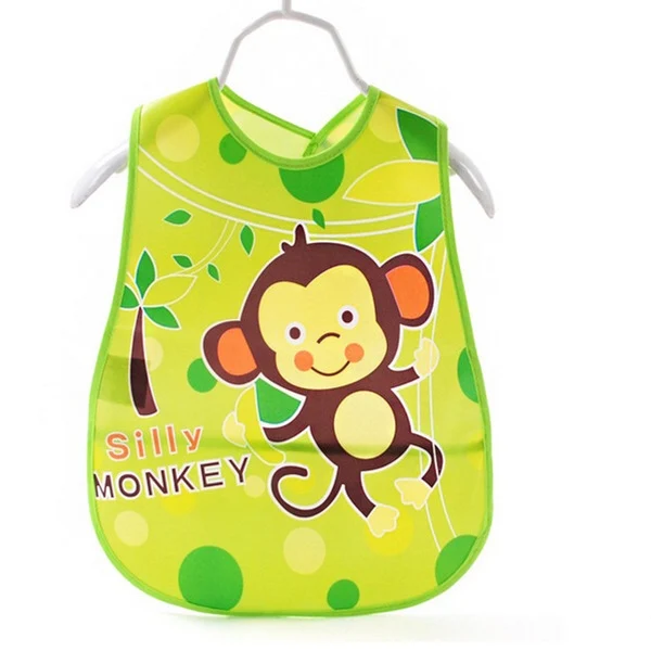 

Fashion Infant Baby Boy Girl Cartoon Bib Waterproof EVA Apron Kid Feeding Child Smock Bib No-Clean Toddler Soft Bib