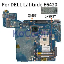 Placa mãe para notebook dell latitude e6420, placa principal com 50 tamanhos qmqm67 ddr3