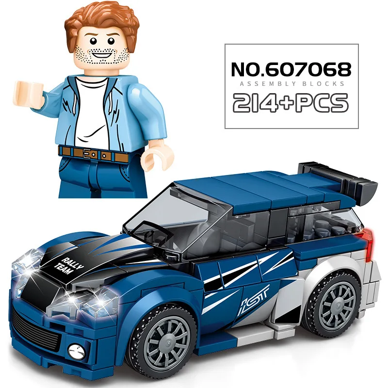 Конструктор SD607068 Subaru STI racing Детский развивающий сборный из мелких частиц|Блочные