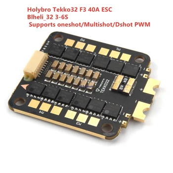 

Holybro Tekko32 F3 40A Blheli_32 3-6S 30.5X30.5MM 4 In 1 Brushless ESC Supports oneshot / Multishot / Dshot PWM for RC Drone