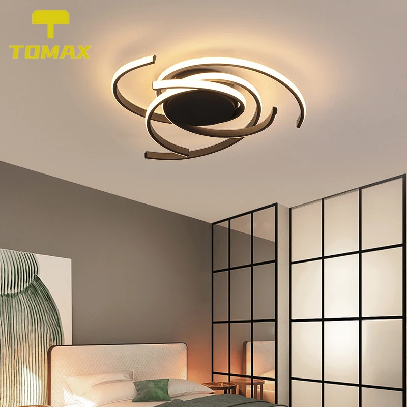 

[Free Remote Controller] TOMAX 3 Color Changeable and Dimmable Led Dining Room Bedroom Ceiling Light Room Lighting Creative Warm