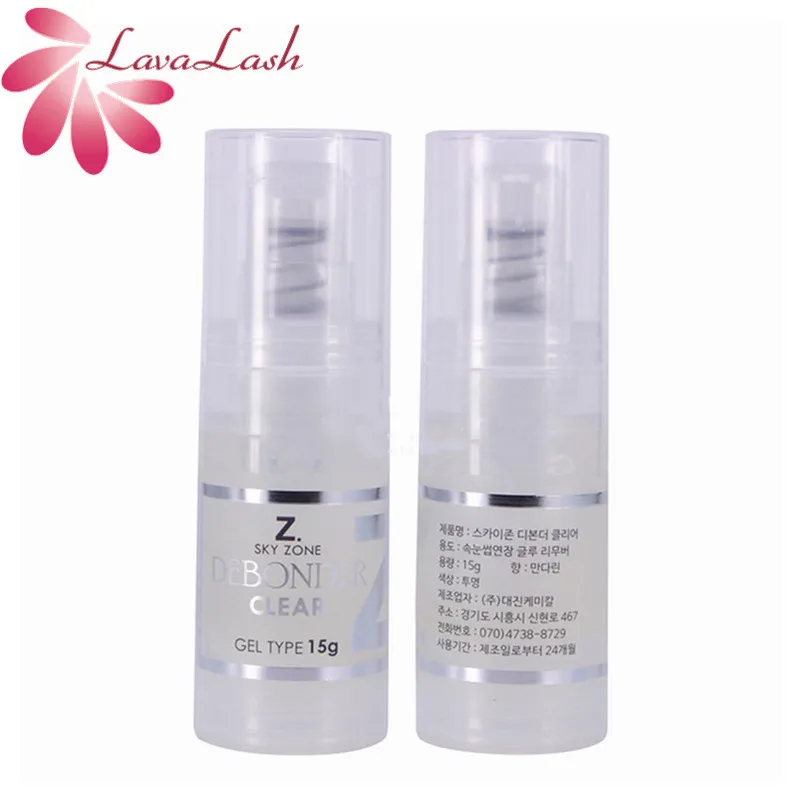 Extensões de Cílios Frete Grátis Original Coreia Garrafa Céu Zona Debonder Rápido Sensível Cola Gel Removedor 15g Falso Chicote 1 1 Frete grátis original coreia 1 garrafa céu