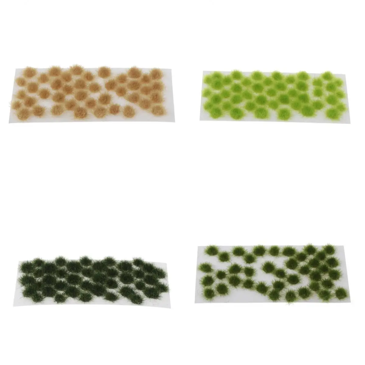 160x Self Adhesive Static Grass Tufts Wasteland Tuft Terrain Model Kit Dioramas