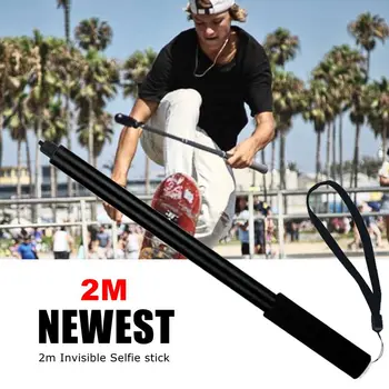 

2m Scalable Bullet Time Rotatable Selfie Stick Invisible For Insta360 One R &One X EVO Monopod For GoPro Hero 8 7 6 5Accessories