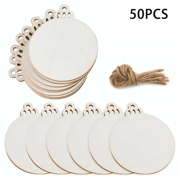 

Round Christmas Ornament Bauble Circles Unfinished Christmas Ornaments