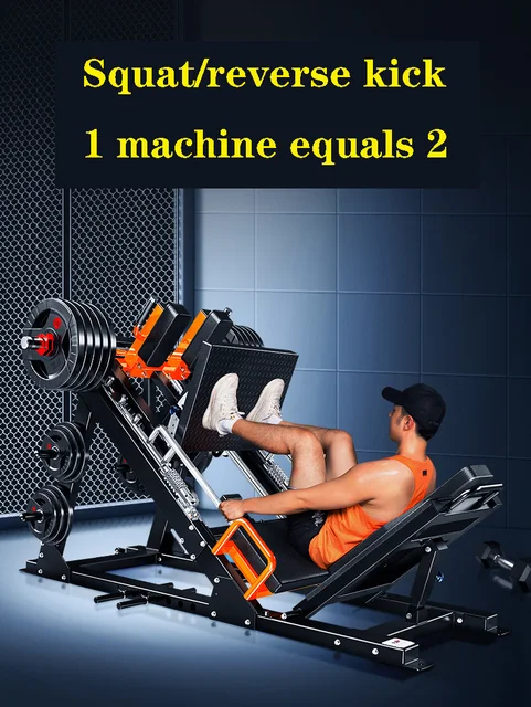 Máquina Super Squat Machine, nossa aluna @jozimartins39 executando uma  variação de exercícios /// Agachamento, Agachamento Invertido e Bom dia ///  Nós da