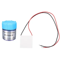 Fashion1 Pcs Heatsink Thermoelectric Cooler Peltier Cool Plate Module 12V 6A 72W & 1 Pcs HY510 10G Grey Thermal Conductive Greas