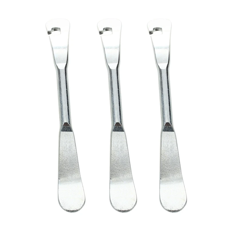 3 Pcs Metal Bicycle Bike Tire Tyre Lever Remover Repair Tool 12Cm & 1Pcs Bike Lock Ring Remover Repair Wrench Tool