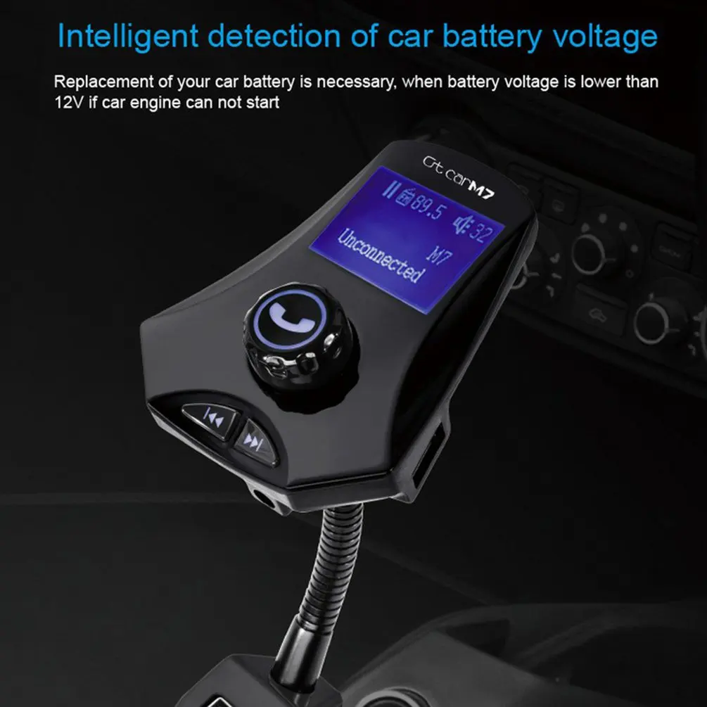 Автомобильный беспроводной Mp3 плеер Fm передатчик модулятор Usb зарядное устройство Hands-free Звонки внешняя Tf карта U диск