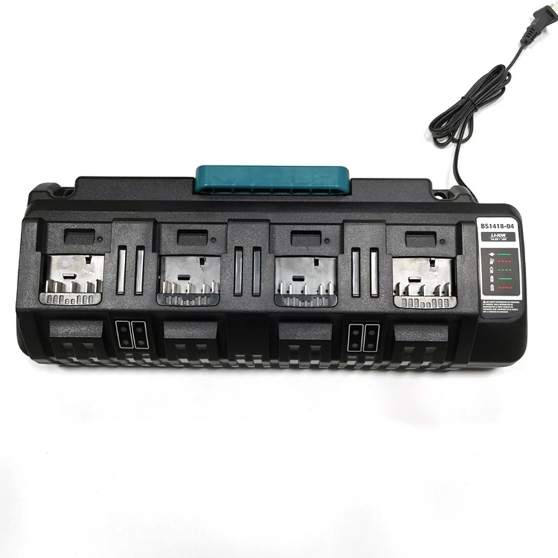 For BOSCH 14.4V 18V Li-ion Charger Rapid Optimum 4-Port 3A Charging Current Repl