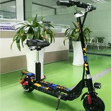 Daibot складной электрический велосипед взрослые 2 колеса электрические скутеры электрический скутер сиденье с двойной подвеской/тормозная система