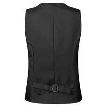 Стиль осенний мужской костюм серебряная застежка жилет приталенный деловой формальный жилет