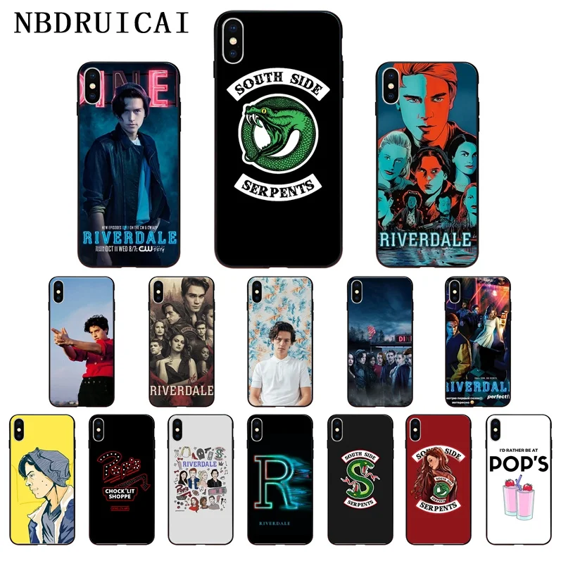 

American TV Riverdale Southside Serpents Soft Silicone Phone Case Cover for iPhone 11 pro XS MAX 8 7 6 6S Plus X 5 5S SE XR case