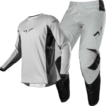 

New 2020 One Delicate Fox Motorbike 180 Prix Jersey Pant Motocross Grey Suit Motorcycle Suit Motorbike Kit