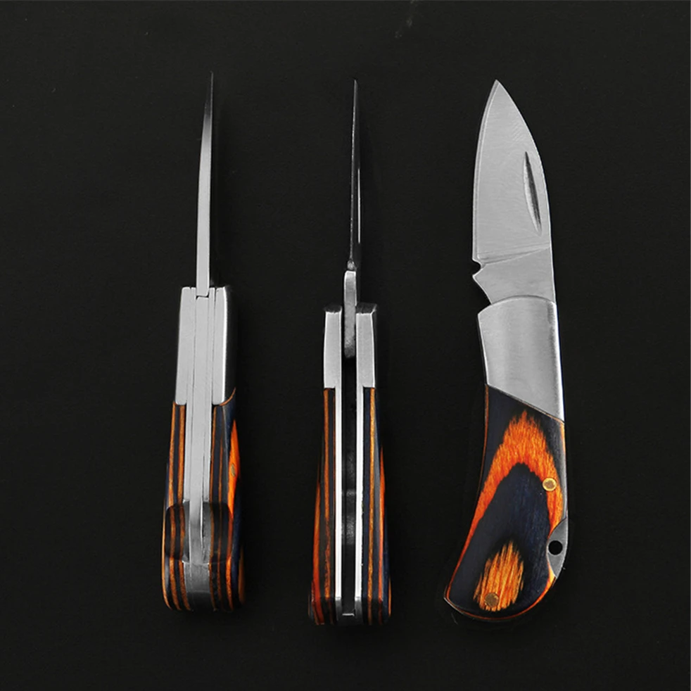 Mini Pocket Multi Blade Fold Key Ring Stainless Steel Unboxing Portable Outdoor Camp Knife Keychain Peeler Survive Kit Gadget pocket knives camping knives
