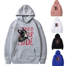 Hoodie moletom masculino de alta qualidade moletom feminino hip hop streetwear preto brincalhão impressão do cão hoodies pulôver harajuku