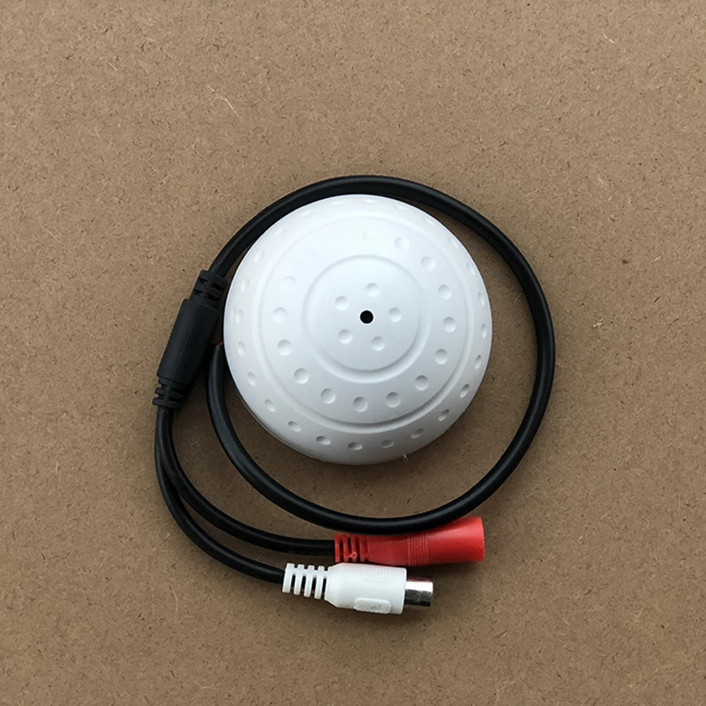 Audio Monitoring MIC Sound Pickup Microphone for CCTV Surveillance Security IP Camera Built in Preamp Wired Voice Monitor microphone sound monitor