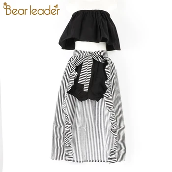 

Bear Leader 2Pcs Toddler Baby Kid Girl Clothes Sets Summer Solid Color Tops Ruffle Skirts Shorts Set Clothes Boutique Clothing